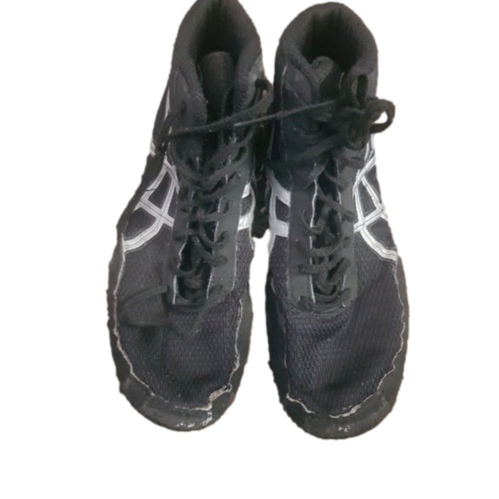 Asics Matflex Gym Shoes size 6 Black & White - Picture 2 of 6